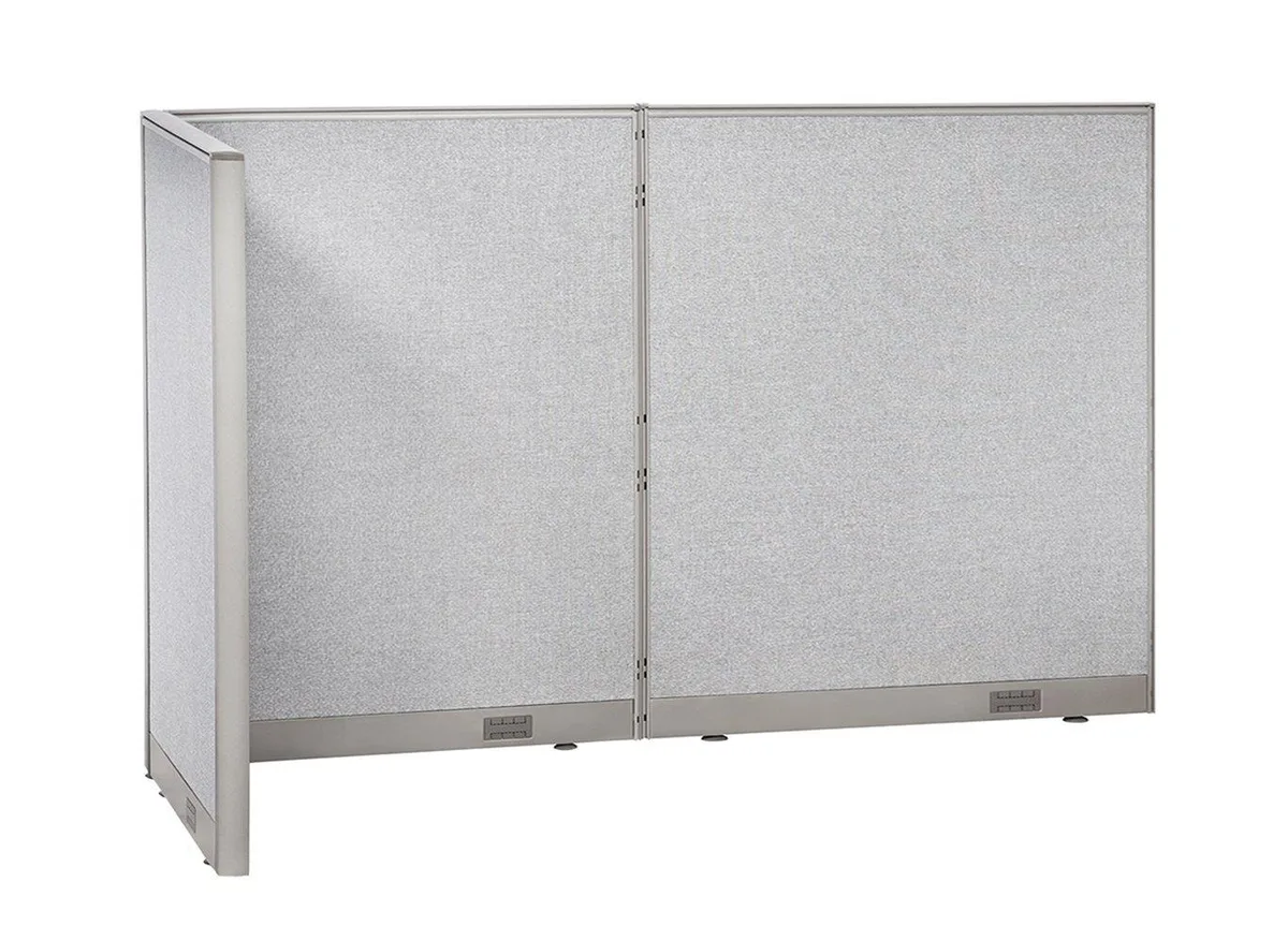 GOF GOF L-Shaped Office Partition Set 36"D x 96"W x 60"H — product photo