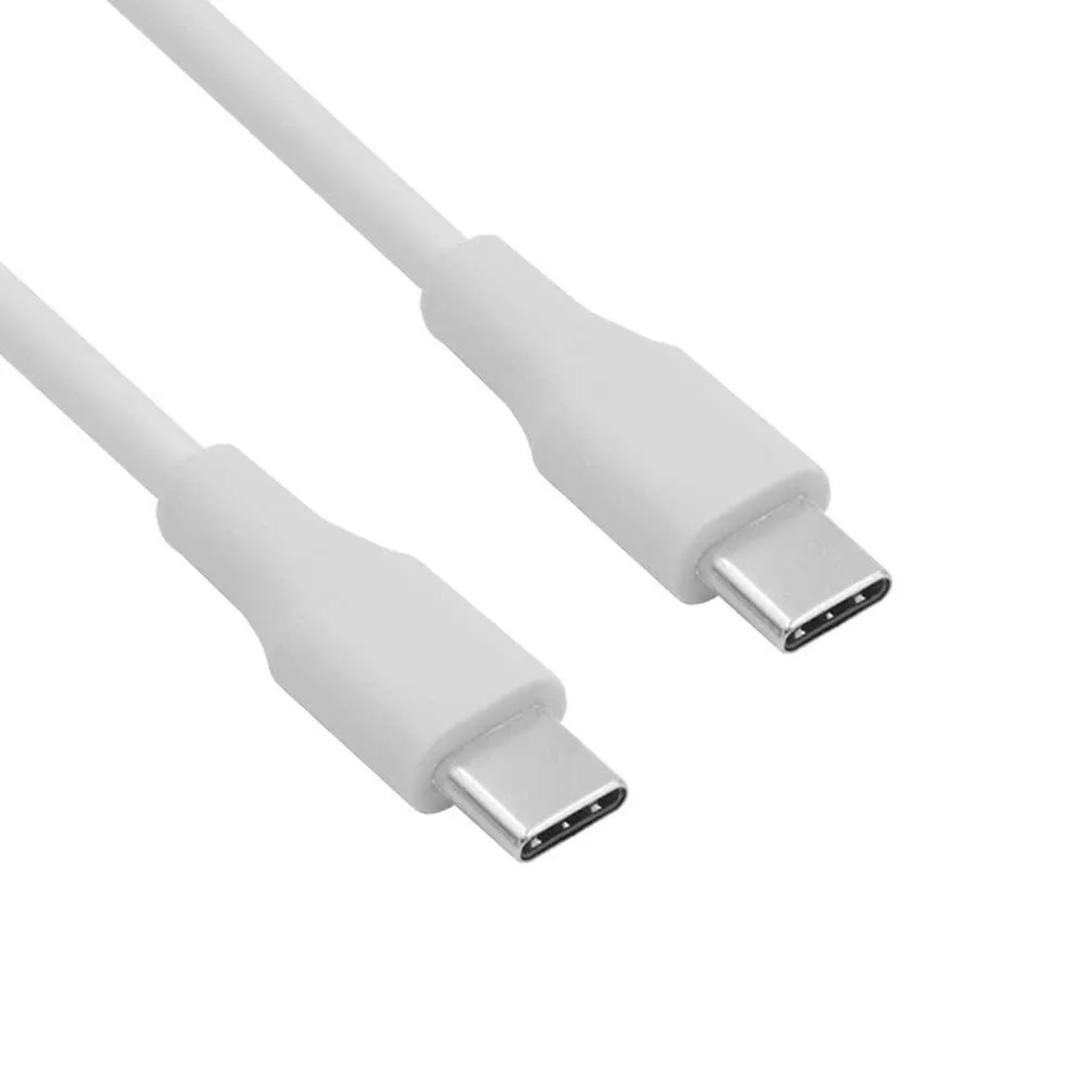 Fervit Fervit USB 2.0 Type-C Male to Male Cable 65W PD 480Mbps White 1M — product photo