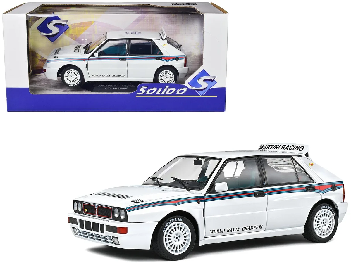 Solido Solido 1992 Lancia Delta HF Integrale Evo 1 Martini 6 1/18 Diecast Car — product photo