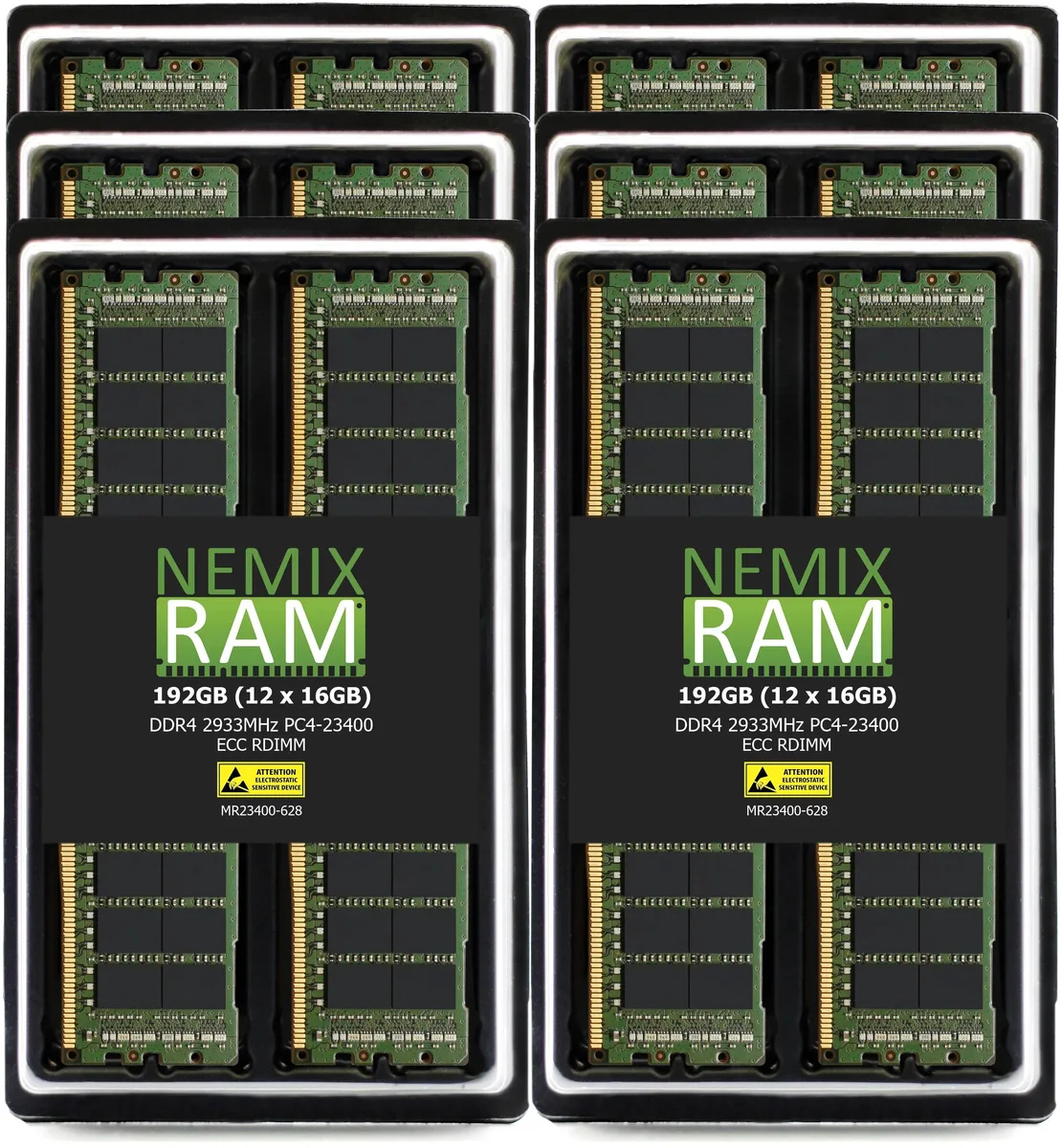NEMIX RAM NEMIX RAM 128GB (8x16GB) DDR4 2933 CL21 ECC RDIMM Dell Precision 7820 — product photo