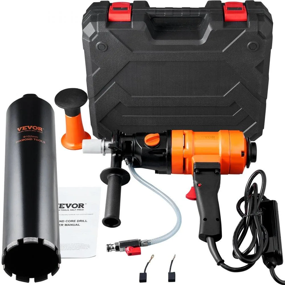 VEVOR VEVOR Diamond Core Drill Z1Z-CF02-80 1500W 1100/2400RPM 4in Wet — product photo