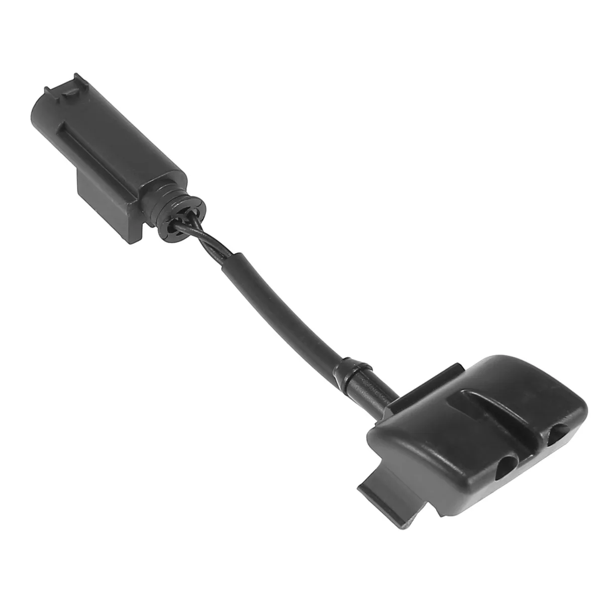 Black plastic heated washer nozzle right side BMW E46