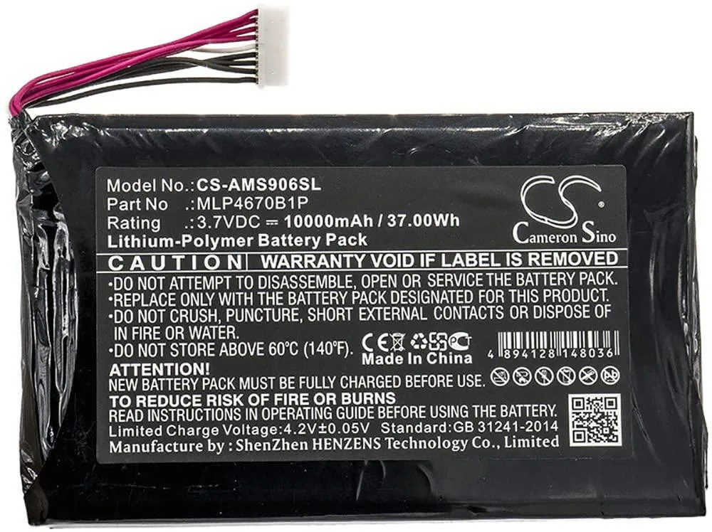 myVolts myVolts replacement battery for Autel Maxisys MS906 10000mAh — product photo