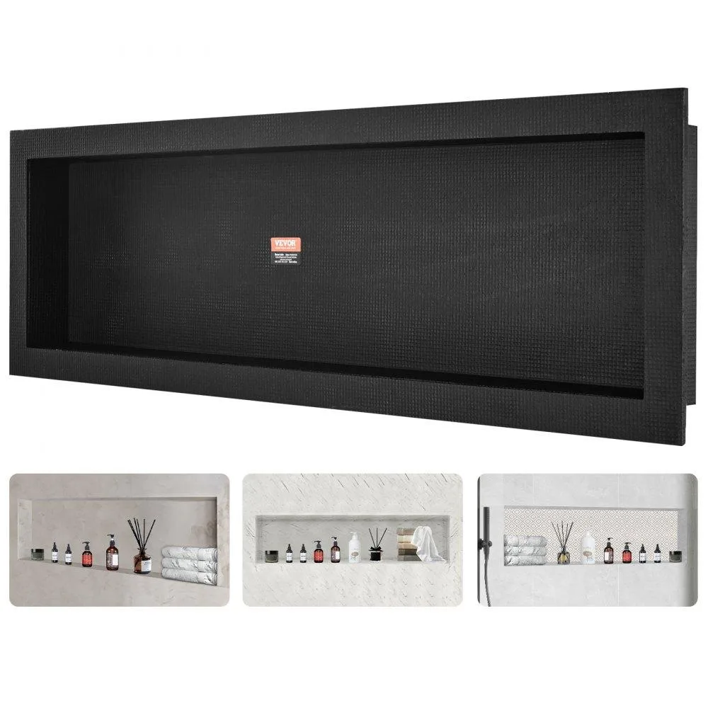 VEVOR VEVOR Shower Niche 16" x 50" Black XPSNICHE1650 — product photo