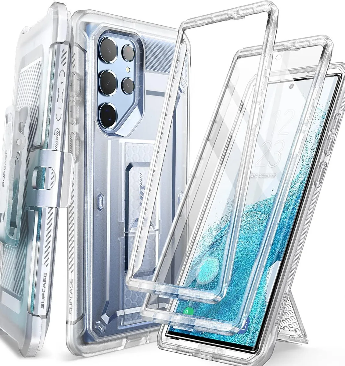 Transcend Transcend Unicorn Beetle Pro Case for Galaxy S22 Ultra 5G 2022 Clear — product photo