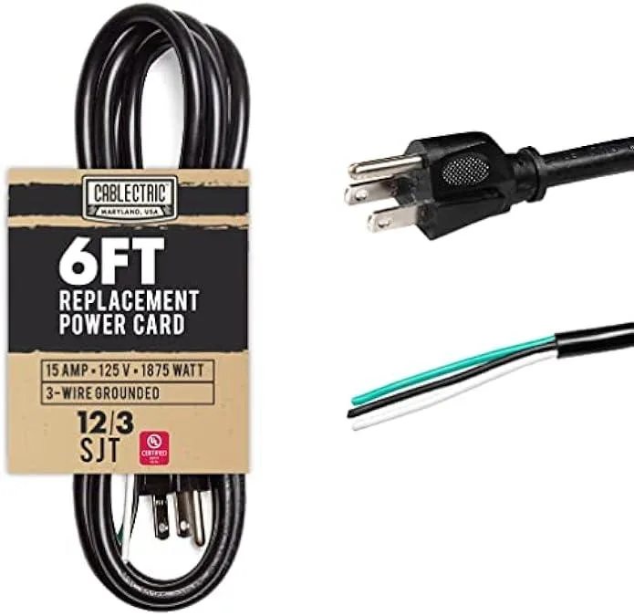usbroway usbroway 12 AWG 6 ft NEMA 5-15P power cable — product photo