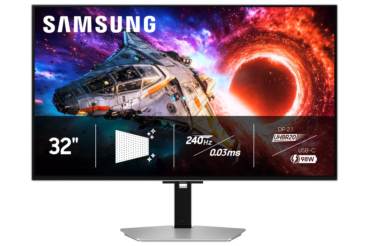 SAMSUNG SAMSUNG LS32HG802SNXZA 32" OLED 4K 240Hz gaming monitor — product photo