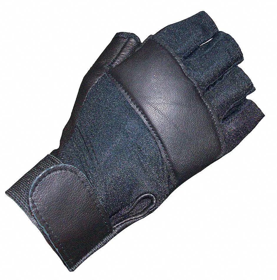 Impacto leather and nylon anti-vibration glove right hand large
