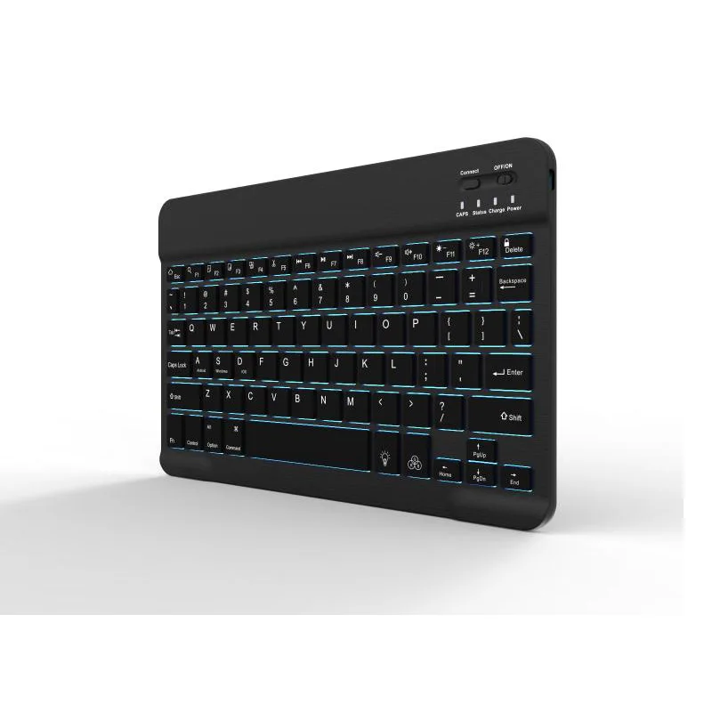 Jansicotek Jansicotek Bluetooth 3.0 Keyboard 7-Colour Backlit Black — product photo