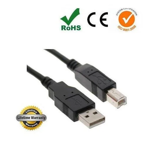 iMBAPrice iMBAPrice USB 2.0 Printer Scanner Cable 15ft Black — product photo