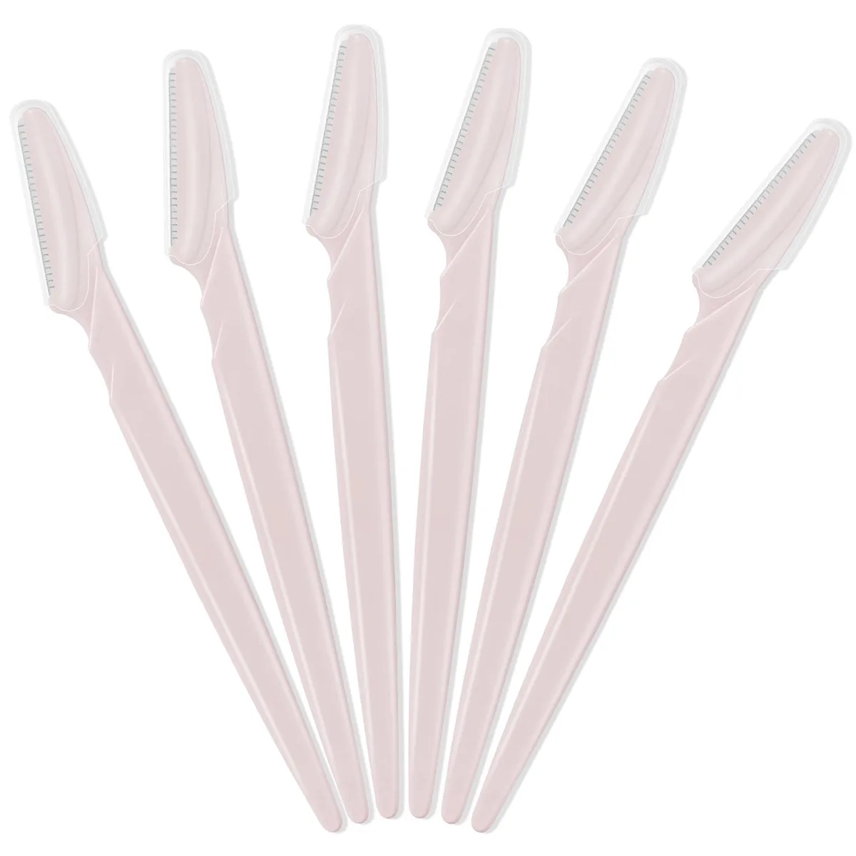  JHZMCRX 6 Pcs Facial Razors Light Pink Shavers For Women — product photo