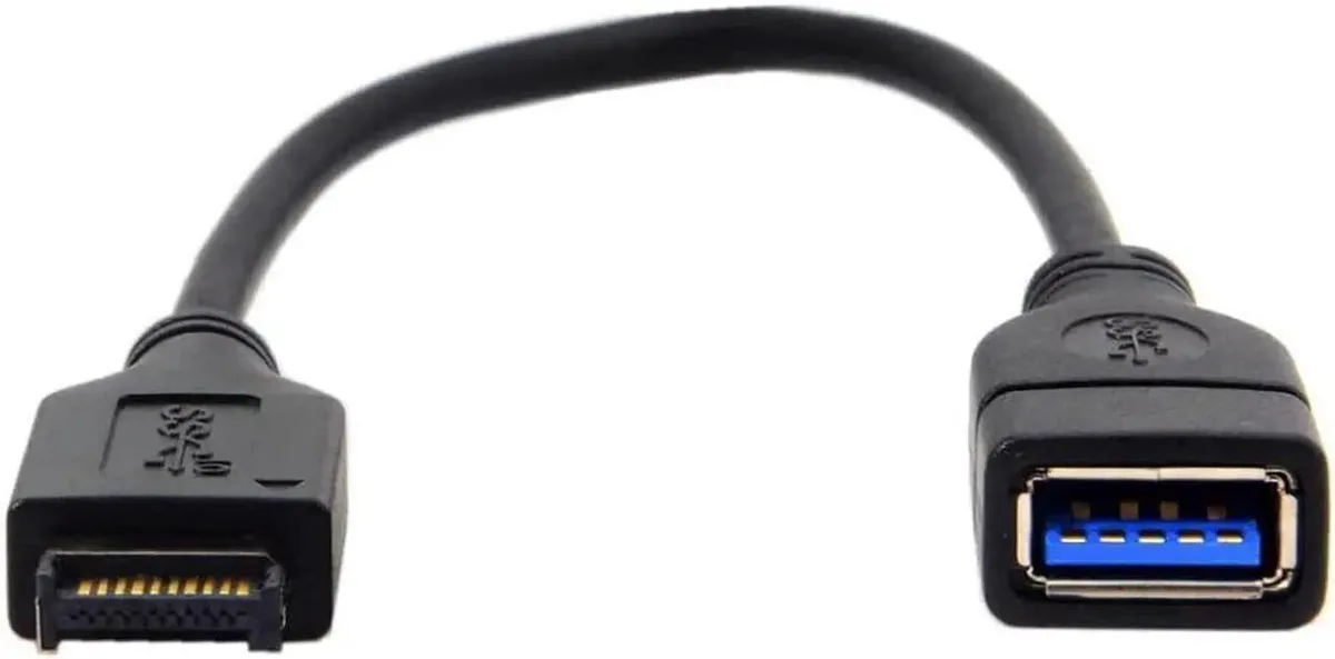 Vszerda Vszerda USB 3.1 Front Panel Header to USB 3.0 Type-A Female Extension Cable 20cm — product photo