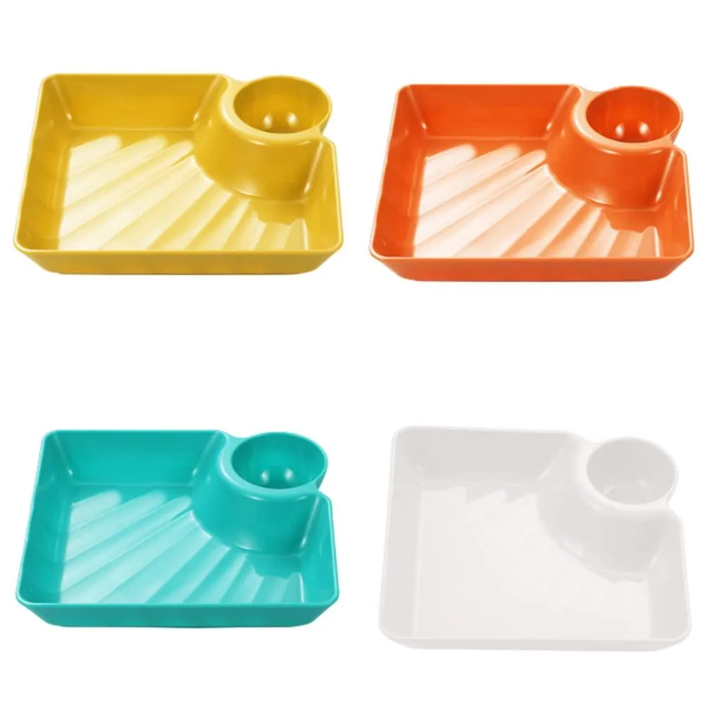 Handy Gourmet 4pcs Dumpling Plate 17 cm x 15.8 cm x 3.5 cm — product photo