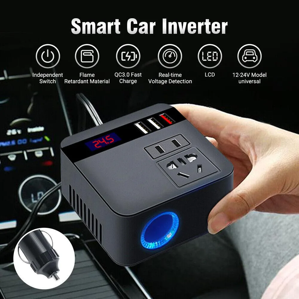 Corn Electronics Corn Electronics 150W Power Inverter Car Alarm — product photo