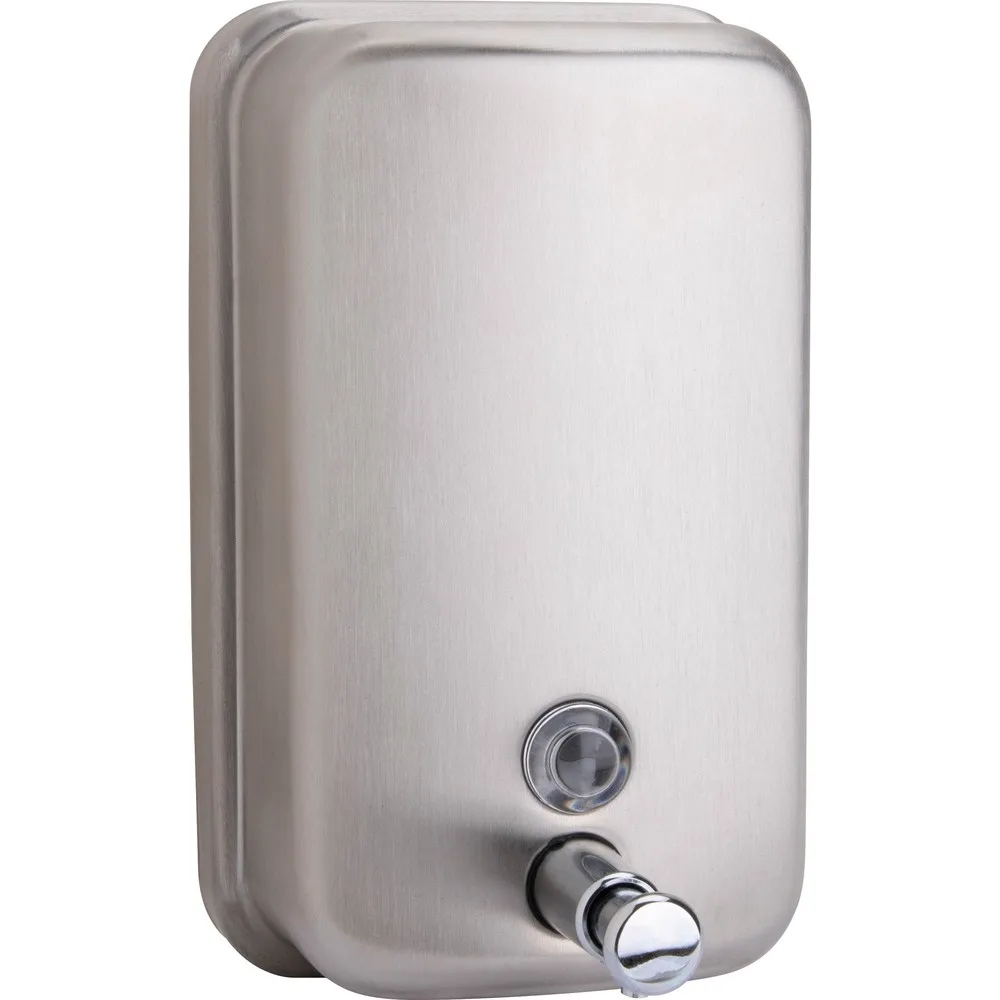 Genuine Joe Genuine Joe 2201 Liquid Soap Dispenser 31.50 fl oz Stainless Steel — product photo