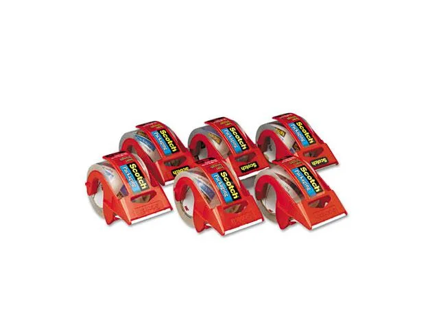 3M 3M 1426 Scotch 3850 Heavy-Duty Packaging Tape 1.88" x 22.2yds 6/Pack — product photo