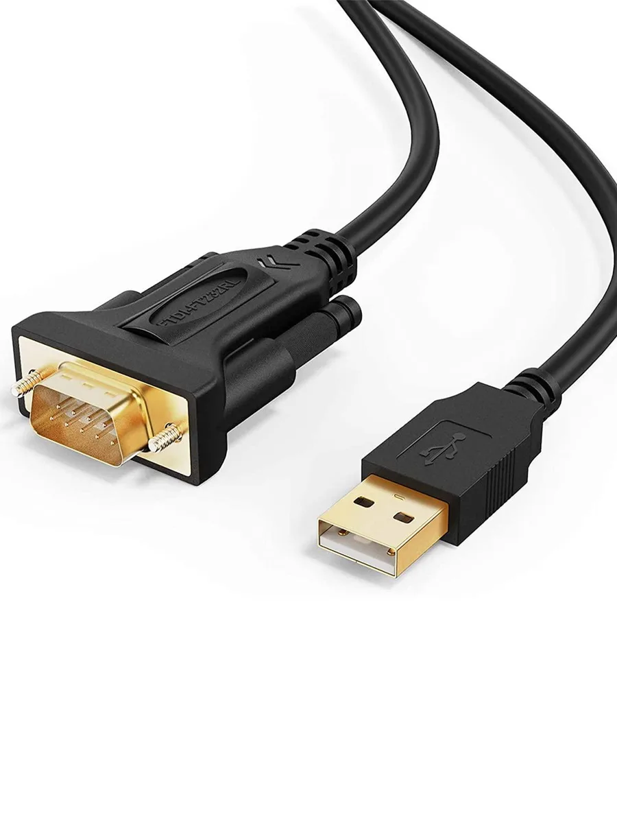 Vszerda Vszerda USB 2.0 to RS232 DB9 Cable FTDI 3.3ft Black — product photo