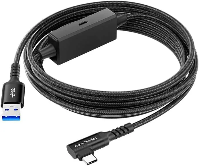 CableCreation CableCreation 15.4FT 18W VR Charging Link Cable with PD Charging Socket — product photo