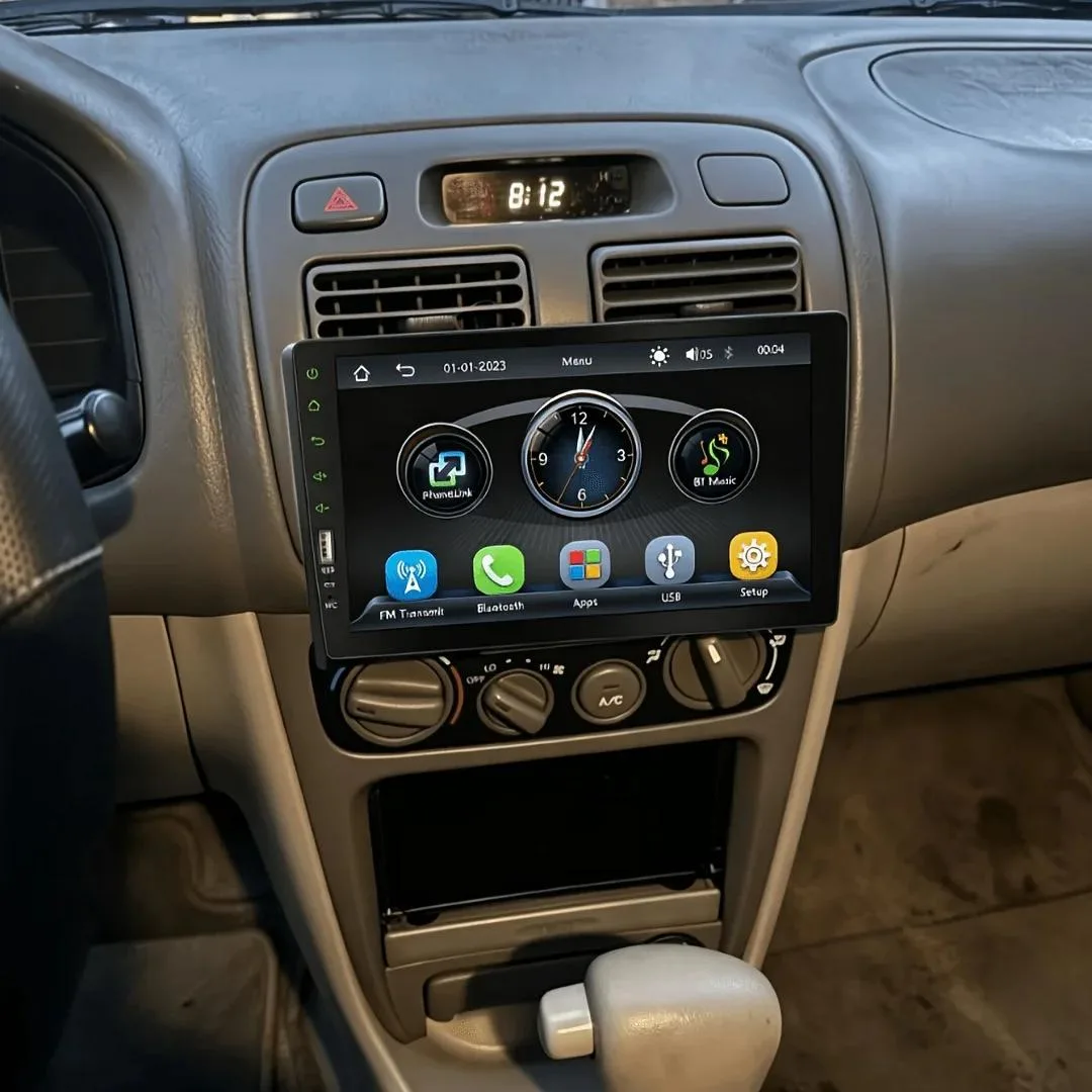 Strafriture Strafriture 9in 12V Car Stereo GPS Navigation Wireless CarPlay Backup Camera Toyota Corolla 1993-2002 — product photo