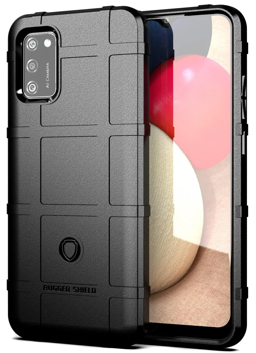 Nakedcellphone Nakedcellphone Special Ops Rugged Shield Case for Samsung Galaxy A02s Black — product photo