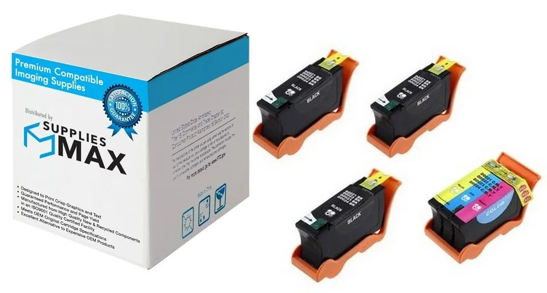 SuppliesMax SuppliesMax Dell 3B1CCS21 High Yield Inkjet Combo Pack (3 Black / 1 Color) — product photo