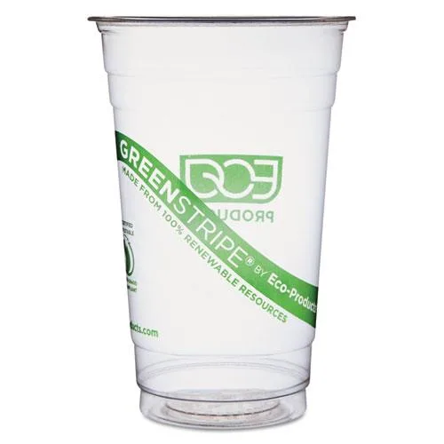Eco-Products Eco-Products ECOEPCC20GS 20 oz Clear PLA Cold Cups 1000/ctn — product photo