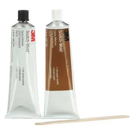 3M 3M 2216 Epoxy Adhesive Clear Dual-Cartridge 6 PK Applicator — product photo