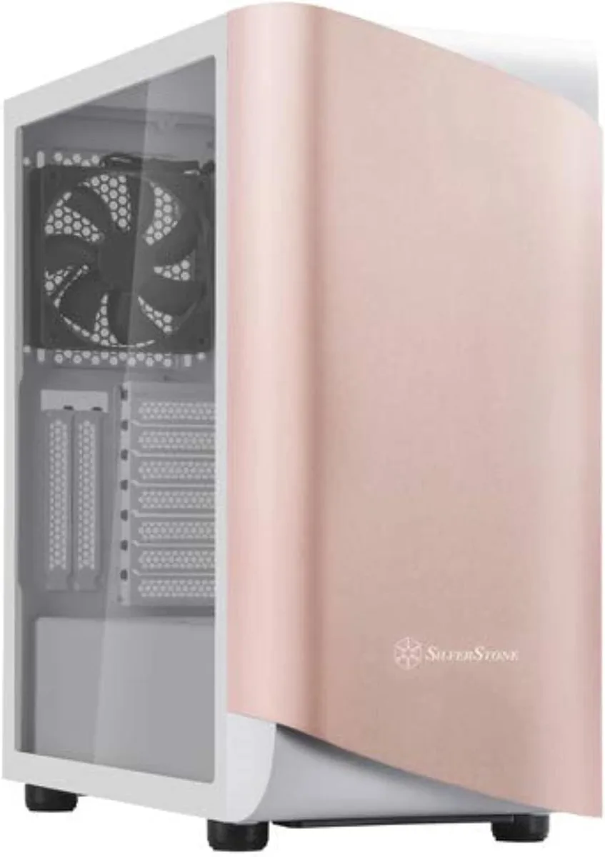 Silverstone Technology Silverstone Technology SETA A1 Rose Gold on White Server Chassis — product photo