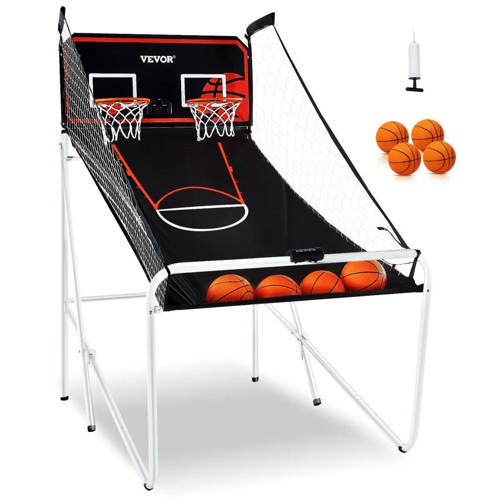 VEVOR VEVOR Foldable Basketball Arcade Game Black &amp; White HD081B24002 — product photo