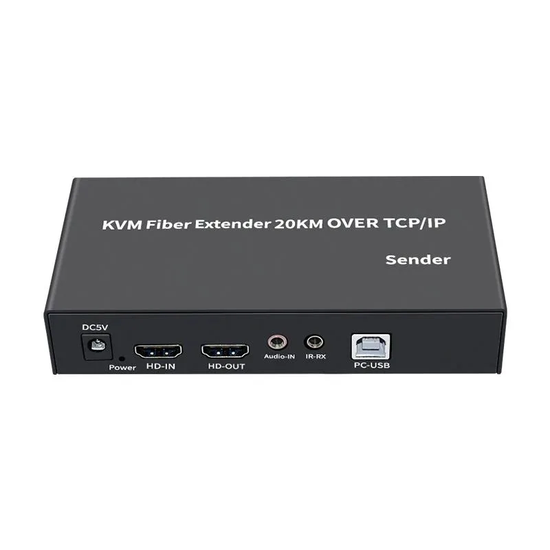 YINGHUA YINGHUA 20KM SC Fiber Optical HD KVM Extender 1080P@60 HDCP 3.5mm Audio — product photo