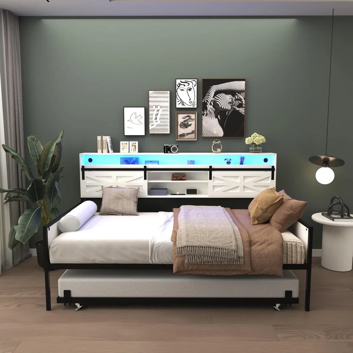 tuphen tuphen Twin Daybed with Trundle White — product photo