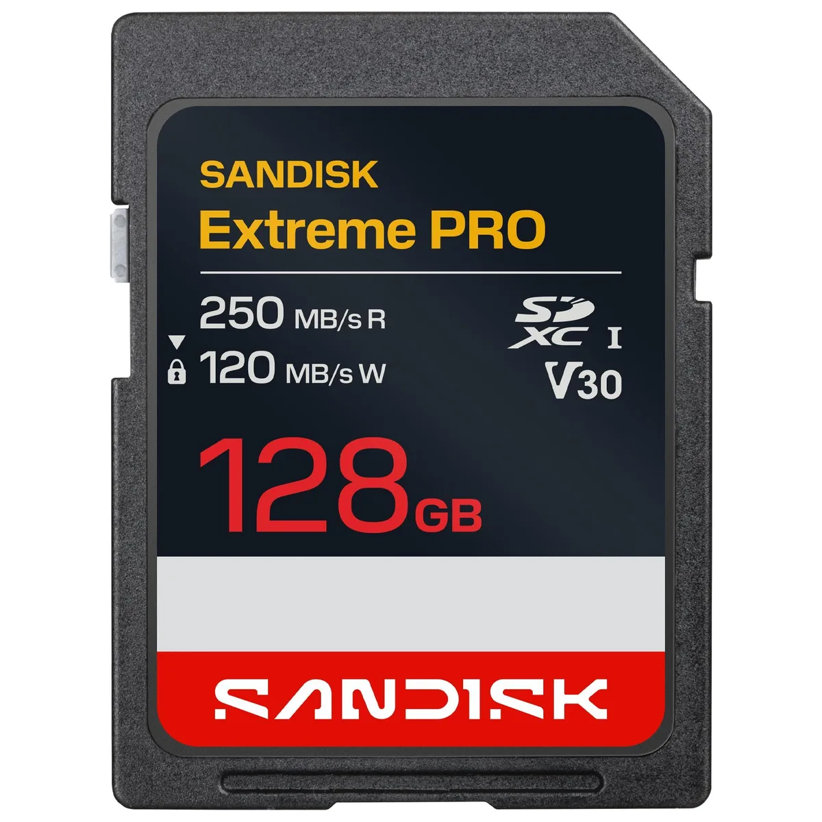 FUJIFILM 128GB Extreme PRO SD UHS-I Card SDSDXXJ-128G-GSCIN — product photo