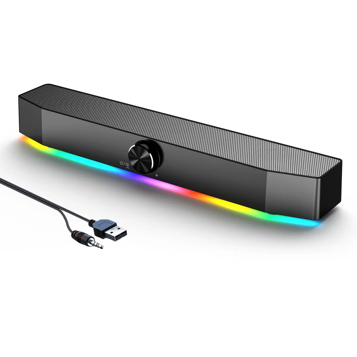 odopodop V15 10W Bluetooth 5.0 speaker with 1.5m RGB light bar — product photo