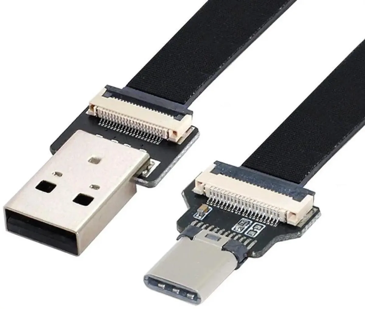 SMUGDESK SMUGDESK 0.5M USB-C Flat Ribbon Flex Cable USB 2.0 Male to Male — product photo