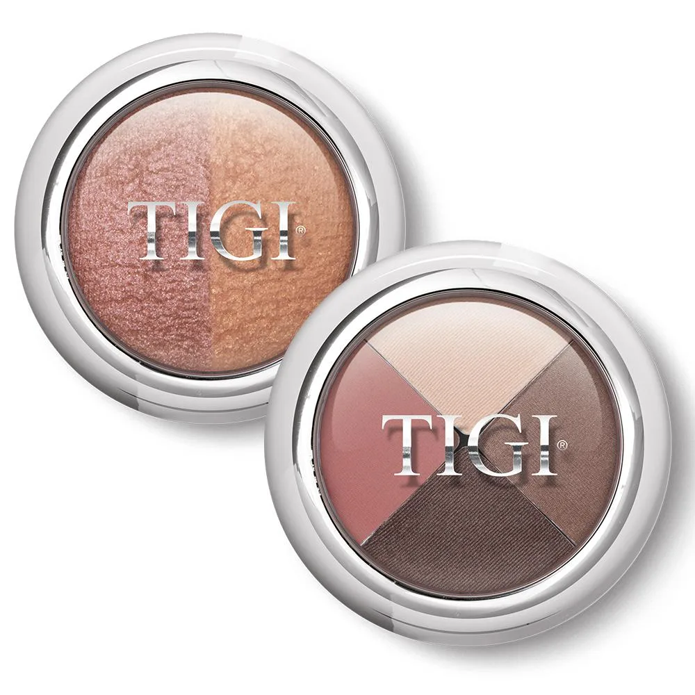 Tigi Tigi Glow Blush Lovely Duo &amp; High-Density Quad Eyeshadow Love Affair accessory — product photo