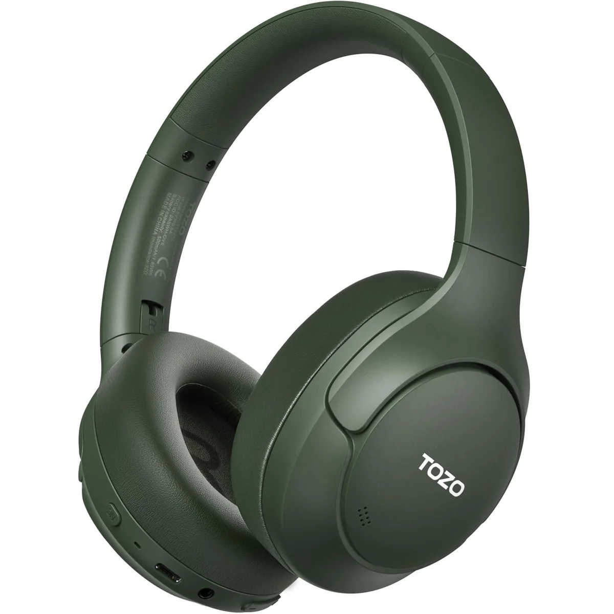 TOZO Store TOZO HT3 Green Bluetooth 6.0 Headphones — product photo