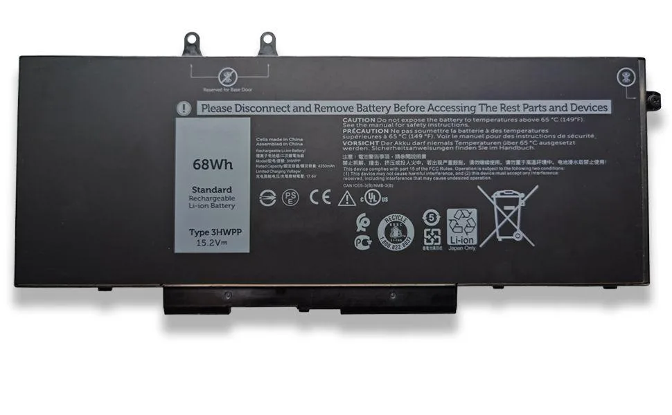 DELL DELL 3HWPP Camera Battery 68Wh 15.2V 4-Cell Lithium-ion — product photo