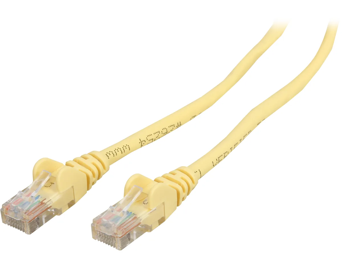 Belkin Belkin A3L791B07-YLW-S 7 ft CAT5e RJ45 Male RJ45 Male Yellow network ethernet cable — product photo