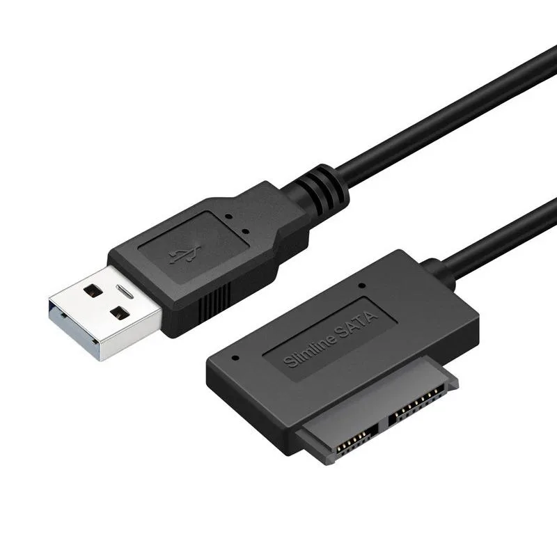 HETAI Digital Technology Co.,Ltd HETAI Digital Technology Co.,Ltd 35CM 6P 7P SATA to USB 2.0 Adapter Cable — product photo