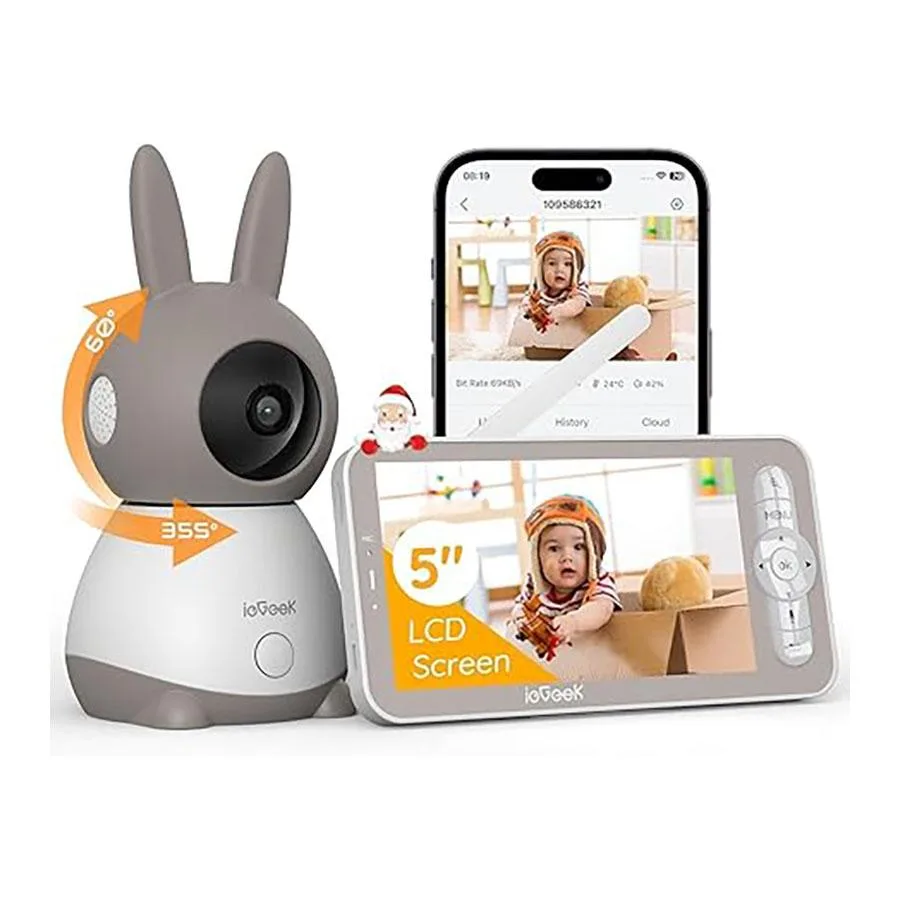 ieGeek ieGeek Baby 1T network camera 5" LCD 1000ft 3000mAh — product photo