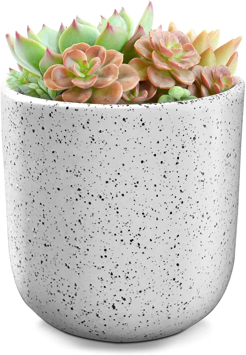Altatac Altatac Ceramic Plant Pot White 5.75"Hx5.75"W — product photo