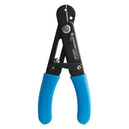 Jonard WS-5 wire stripper, 5 inch carbon steel jaws, cushioned grips, spring-loaded latch
