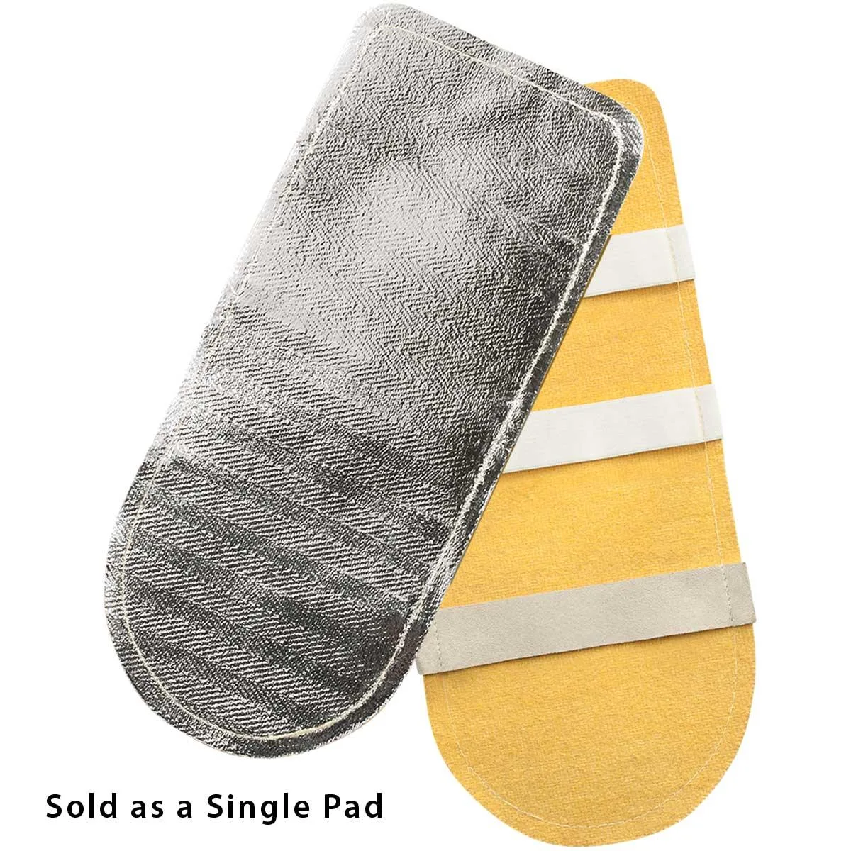 STEINER STEINER 15A76-13 Aluminized Rayon Welding Glove Back-Hand Pad 13 — product photo