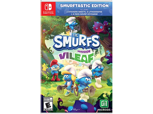 Maximum Games Maximum Games The Smurfs Mission Vileaf Standard Edition 12107 US nintendo switch video game — product photo