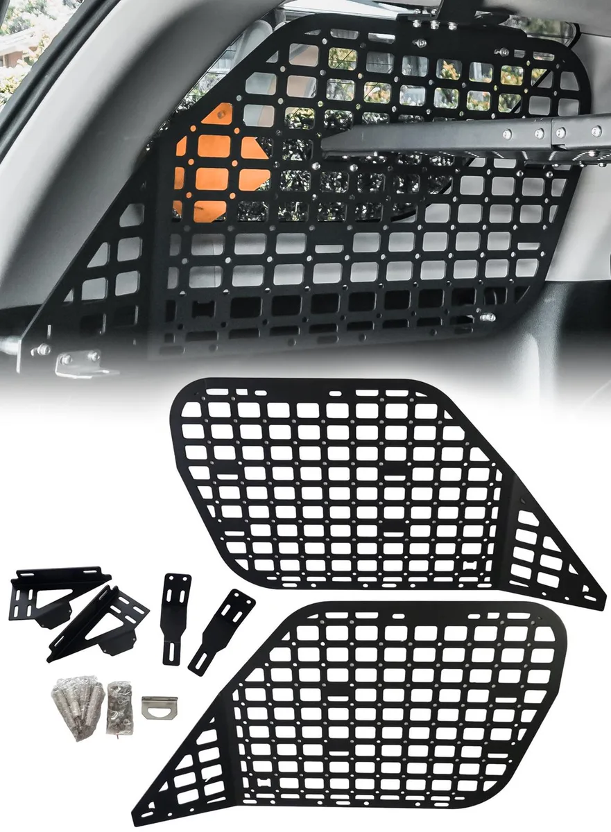 N-A N-A MOLLE Storage Window Panel Shelf 2010-2023 Toyota 4Runner Black MSW100 — product photo
