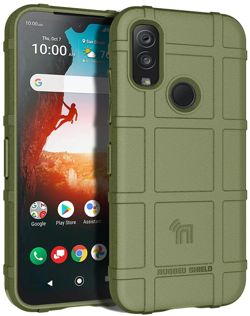 Nakedcellphone Nakedcellphone Special Ops Rugged Shield Case Olive Green Kyocera DuraSport 5G UW C6930 — product photo