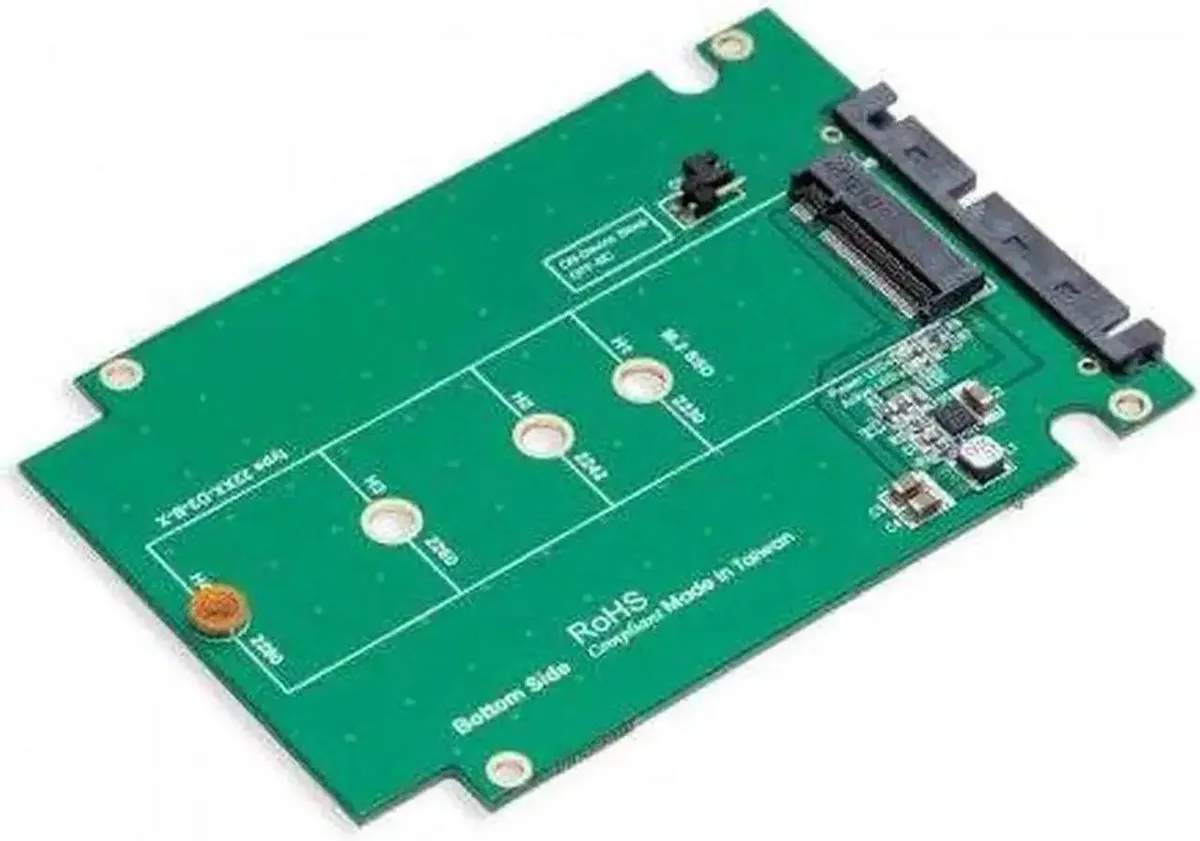 SMUGDESK SMUGDESK SYADA40092 2.5" SATA to M.2 B-Key SATA Adapter (2230/2242/2260/2280) — product photo