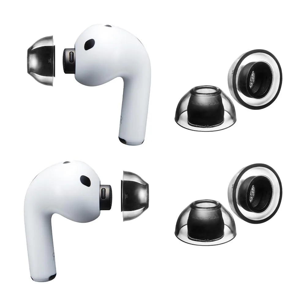 Adafruit XELASTEC 2 AirPods Pro 3 ear tips with 12-hole micro filter mesh