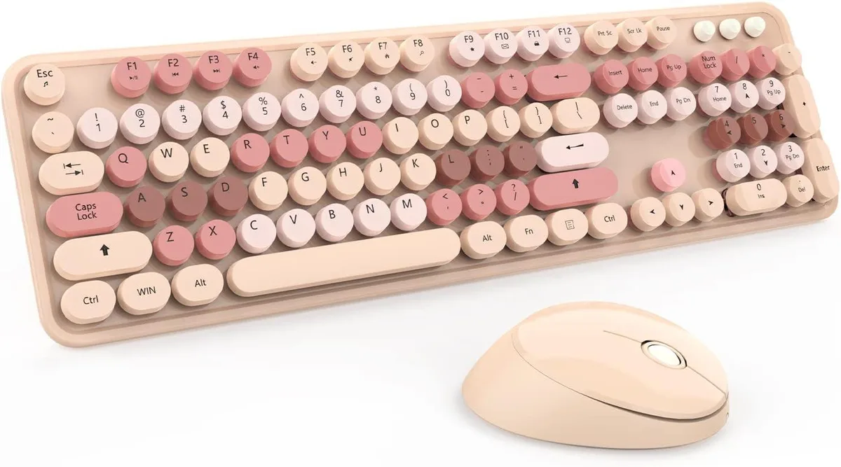 TUKO TUKO Wireless Gaming Keyboard Chocolate 104-key 2.4 GHz — product photo