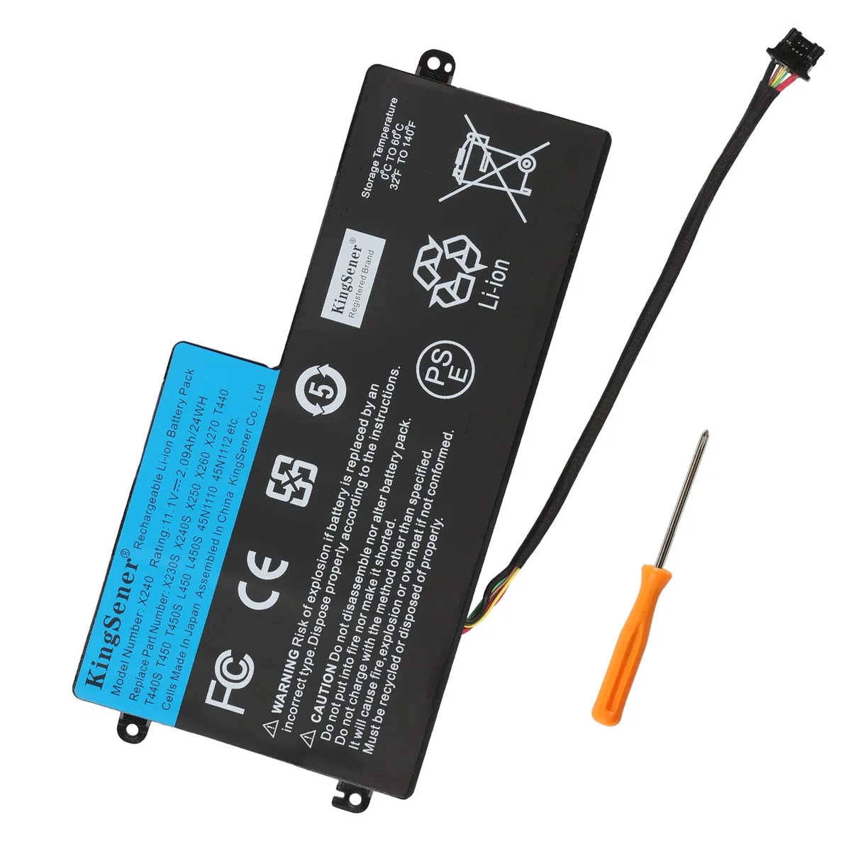 KingSener KingSener X240 24WH 11.1V laptop battery — product photo